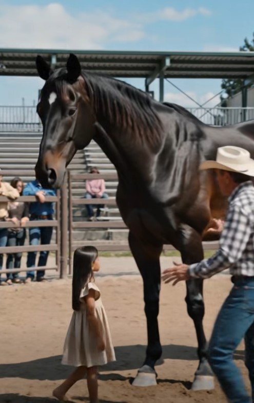 The Million-Dollar Horse No One Could Ride—Until a Seven-Year-Old Girl Walked Into the Arena