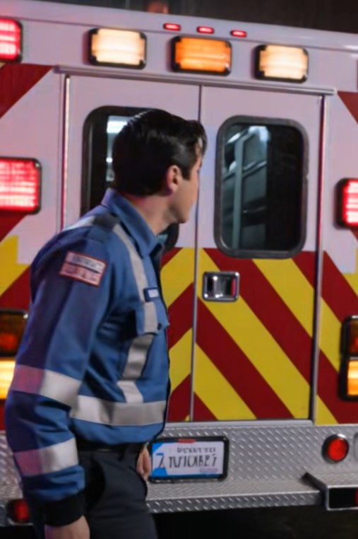 The Ambulance Driver Refused to Leave Until the Homeless Man Got Inside