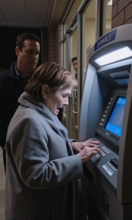 Old Woman Refused To Leave The ATM — Then A Cashier Saw The Message On The Screen
