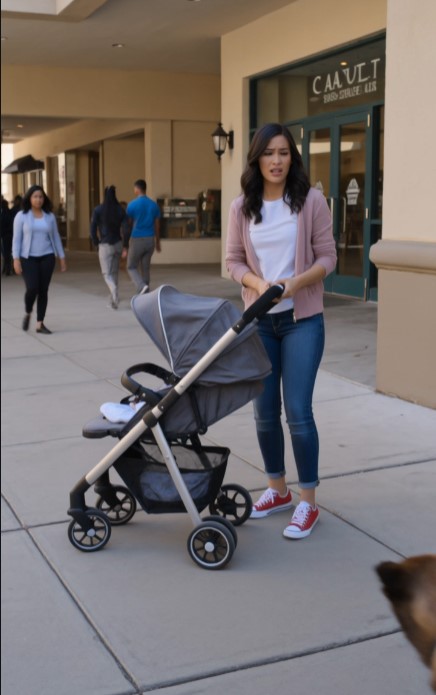 Stray Dog Grabbed A Baby Stroller — Seconds Later Everyone Understood Why