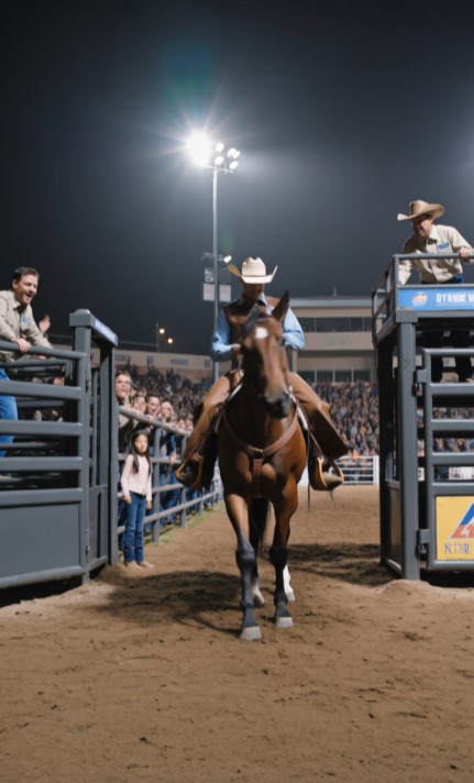 Champion Horse Refused To Enter The Rodeo Arena — Then A Little Girl Saw The Ground Moving