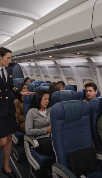 Little Girl Cried Before Takeoff — Then The Overhead Bin Started Moving