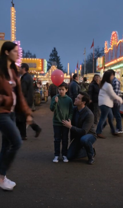 Little Boy Refused To Let Go Of His Red Balloon — Then His Father Saw The Bracelet