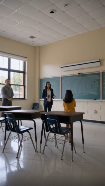 Little Girl Refused To Erase The Chalkboard — Then The Teacher Saw The Hidden Address