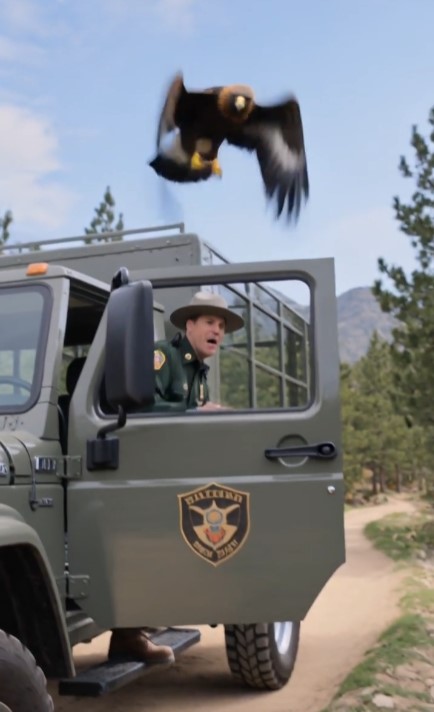The Park Ranger Thought the Giant Eagle Was Attacking His Truck