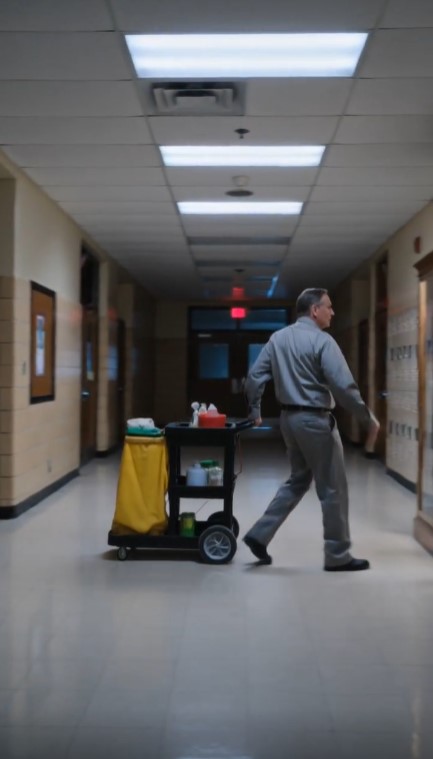 School Janitor Heard Whispering Behind The Trophy Case — Then Found The Child Everyone Missed