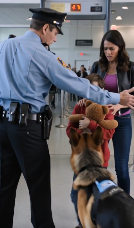 A Police K-9 Suddenly Blocked a Little Boy at Airport Security