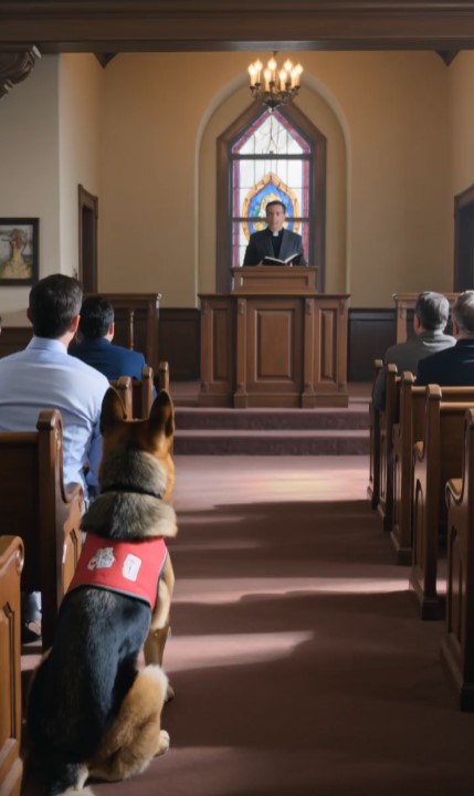 A Retired Police Dog Started Barking in the Middle of Sunday Service