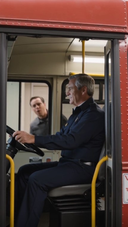 Bus Driver Waited for One Missing Passenger—Then a Stranger Handed Him a Key From 1998