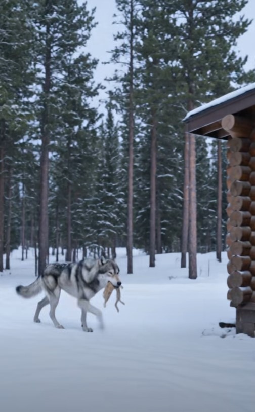 Every Morning, Meat Appeared on His Porch—Then the Trail Camera Revealed a Wolf