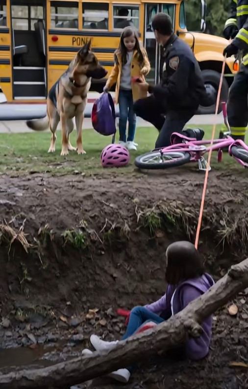 The Police K9 Stopped a School Bus—Then He Led Everyone to a Little Girl in the Woods