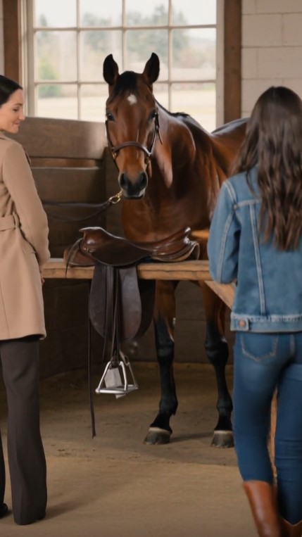 Teenage Girl Found Her Grandfather’s Lost Horse at an Auction — Then a Stranger Revealed What Was Hidden Beneath the Saddle
