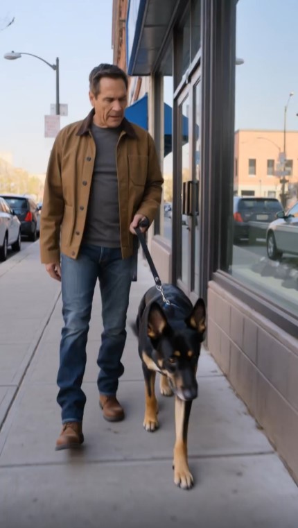 Retired K9 Suddenly Stopped Outside a Pawn Shop — Then His Handler Saw the Watch in the Window