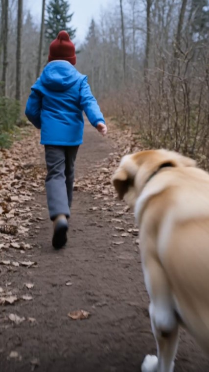 Golden Retriever Knocked a 5-Year-Old Boy to the Ground — Then His Father Saw What Was Behind Him