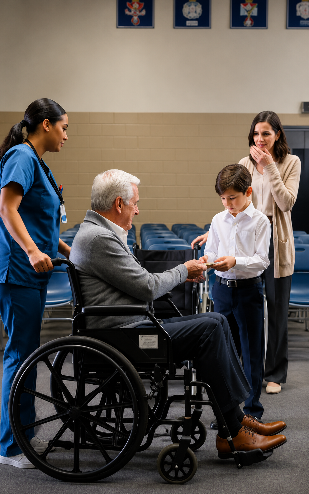 The Boy Saved an Empty Wheelchair at Graduation—Then a Nurse Arrived With a Letter From His Late Father