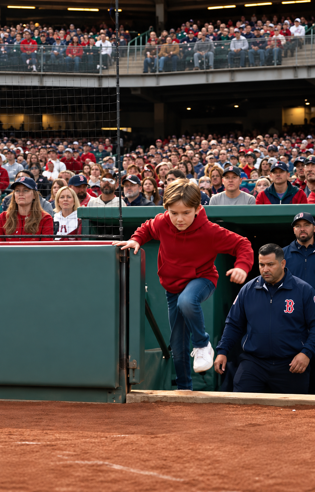 A Little Boy Ran Onto the Field During the Championship—Then the Umpire Saw What He Was Carrying