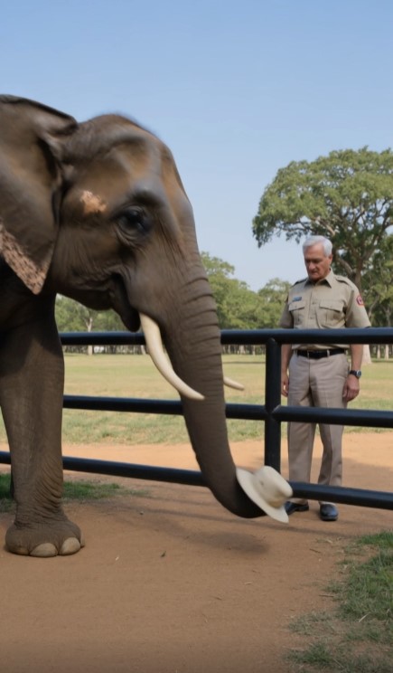 An Elephant Dropped an Old Ranger Hat at Daniel’s Feet — Then a Voice From 20 Years Ago Came Through the Radio