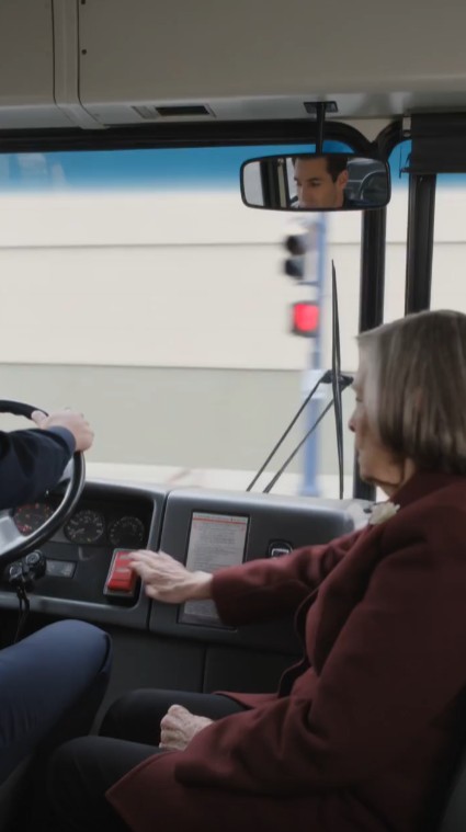A Bus Driver Passed an Elderly Woman’s Stop—Then He Recognized the Flower Pinned to Her Coat