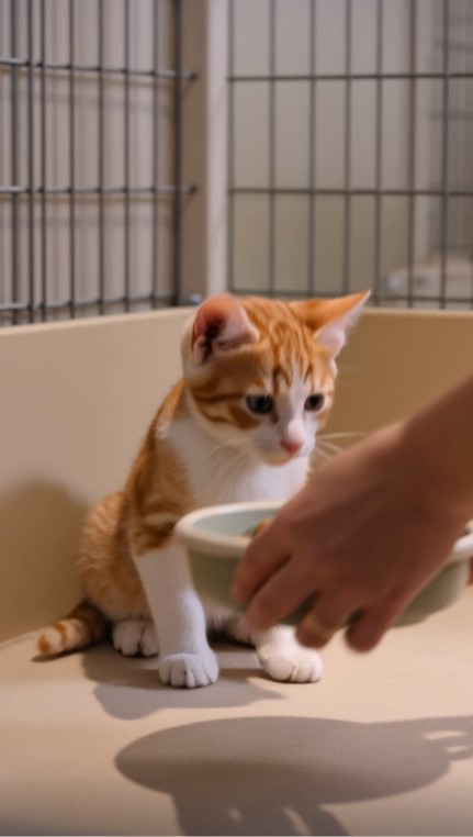 A Tiny Shelter Kitten Refused to Eat—Then Workers Reunited Him With the Sister He Had Lost