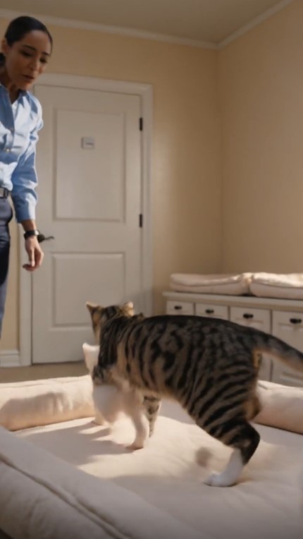 A Mother Cat Kept Moving One Tiny Kitten Away—Then Rescuers Discovered What She Was Trying to Show Them