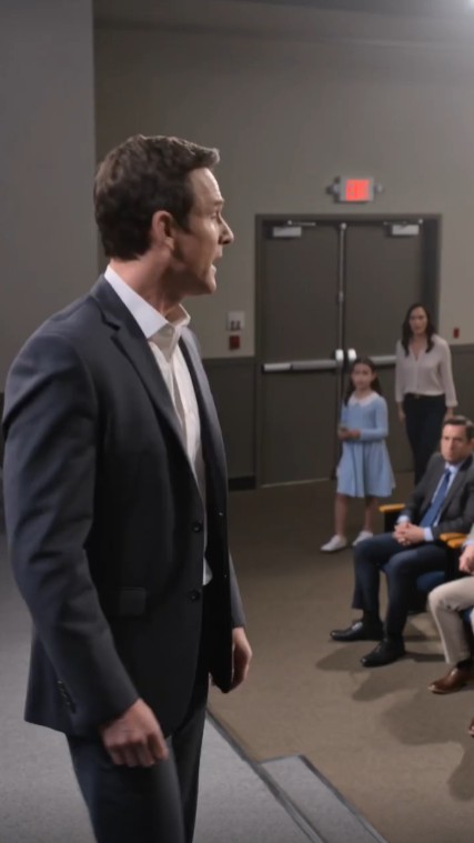 A 9-Year-Old Girl Handed a Businessman Two Dollars—Then He Saw Her Grandfather in the Back Row