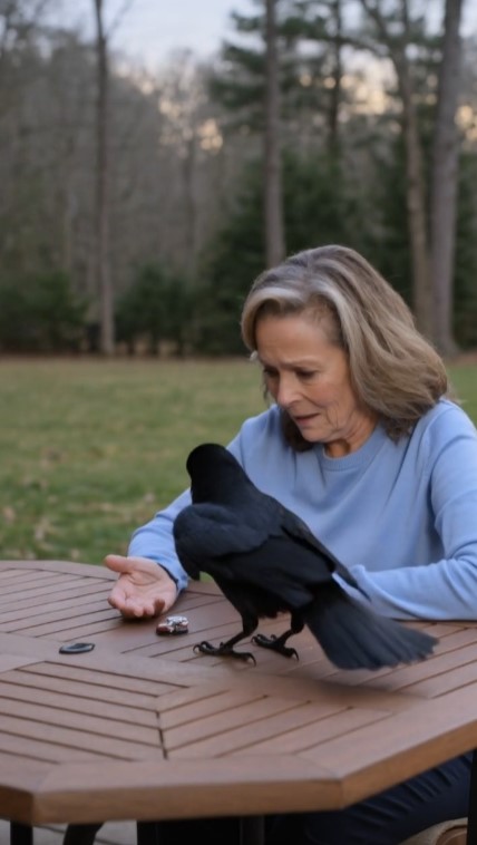 Every Morning, a Crow Came to the Same Woman’s Backyard—Then It Dropped an Old Photograph