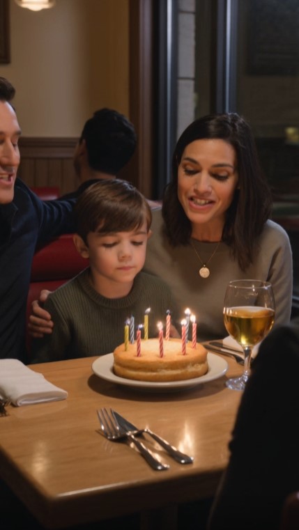The Birthday Boy Refused to Make a Wish—Then an Elderly Man Appeared Outside the Window