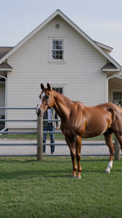 The Horse Stared at the Same Farmhouse Window for Six Days—Then Led His Owner to an Old Tree