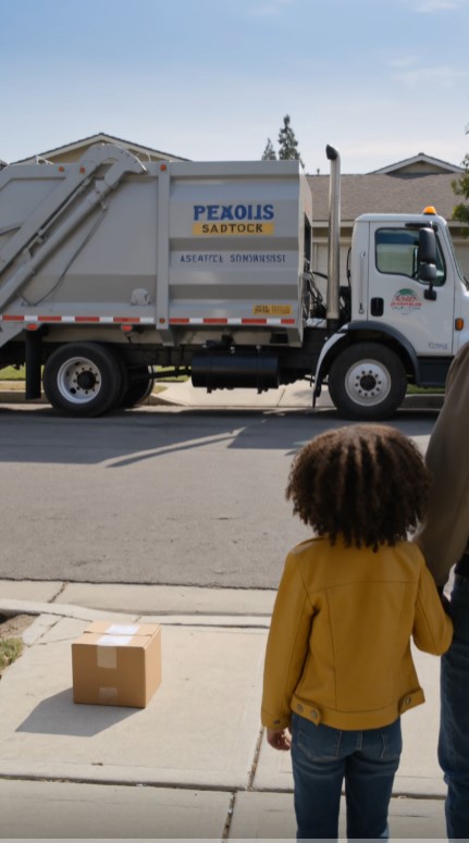 A Little Girl Stopped a Garbage Truck for a Box Playing Music—Then a Stranger Recognized Her