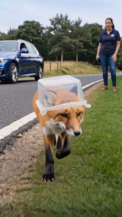 A Rescuer Freed a Fox From a Plastic Container—Then He Saw What Was Hidden Underneath