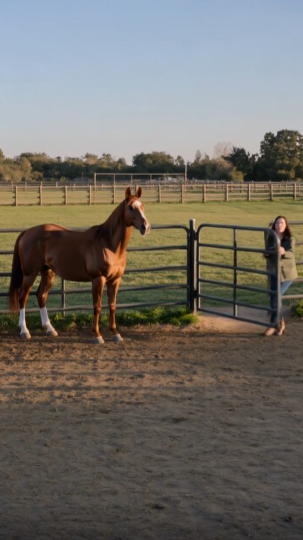 A Rescued Horse Ran Toward an Elderly Stranger—Then She Recognized What He Was Carrying