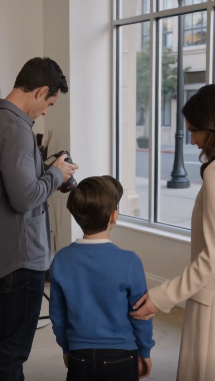 A Little Boy Stopped the Family Photo—Then He Recognized the Elderly Man Outside