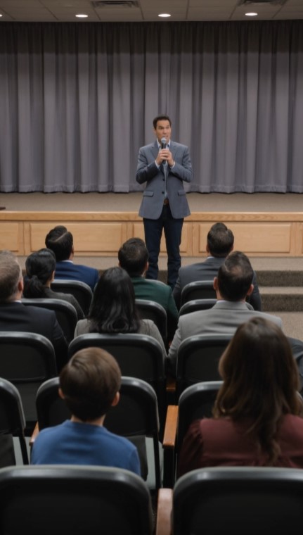 A Little Boy Interrupted a Speech After Hearing His Father’s Name—Then the Speaker Revealed What Happened Years Earlier