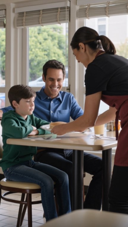 A Waitress Heard a Boy’s Name at Breakfast—Then She Saw the Mark on His Wrist