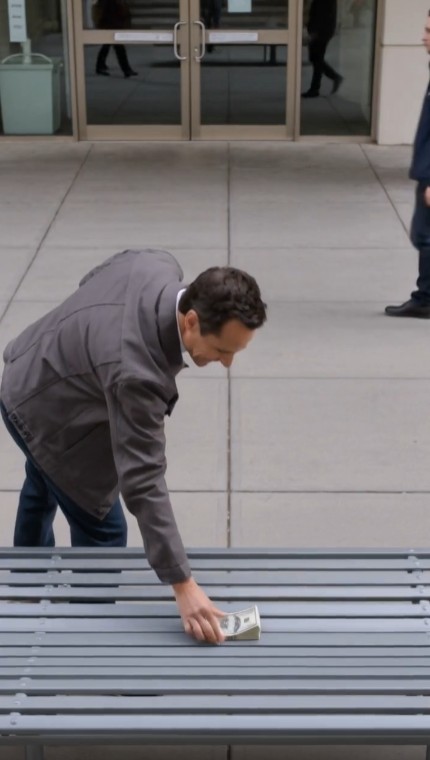 A Delivery Worker Found $100 on a Public Bench—Then His Manager Walked Across the Plaza
