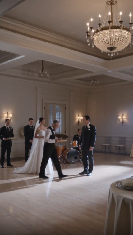 The Band Stopped a Wedding Dance After Hearing an Elderly Caterer Tap a Forgotten Rhythm